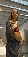 Statue, Vierge de l'Annonciation (de Tino di Camaino, Pise, avant 1315, Bois, polychromie)(2)